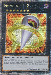 Number 11: Big Eye - RA04-EN062 - (Quarter Century Secret Rare) - 1st Edition